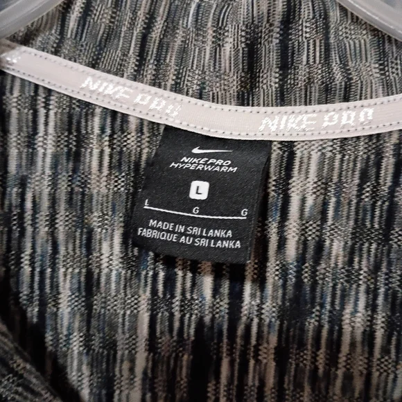 Nike Pro Gray Long Sleeve Top - Picture 4 of 5